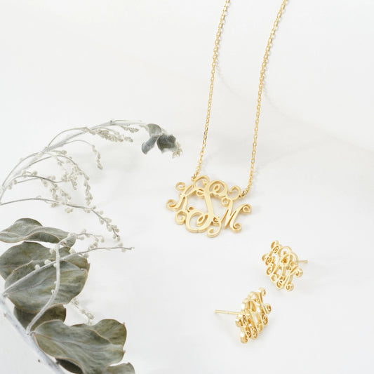 Script Monogram Necklace