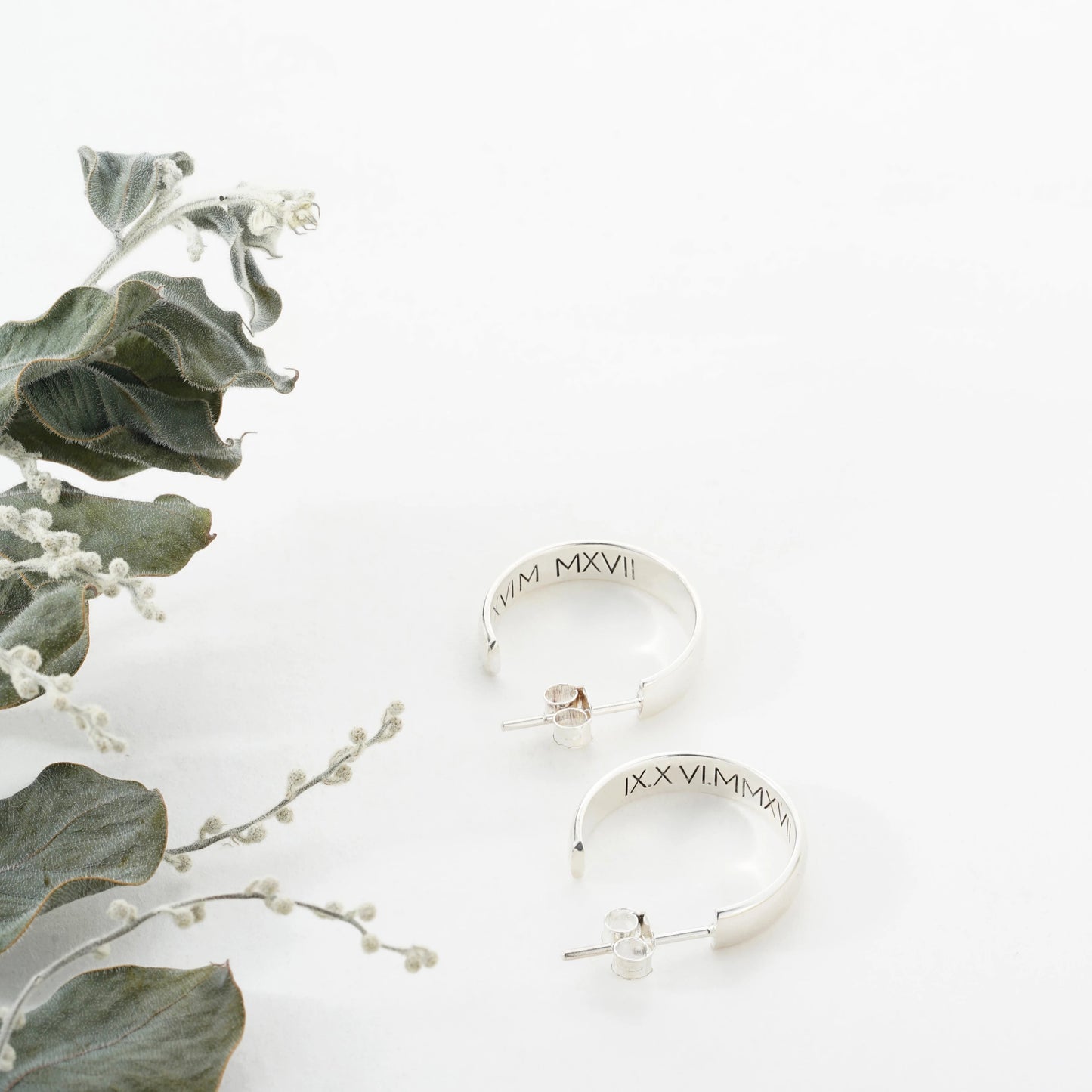 Personalized Hoop Earrings