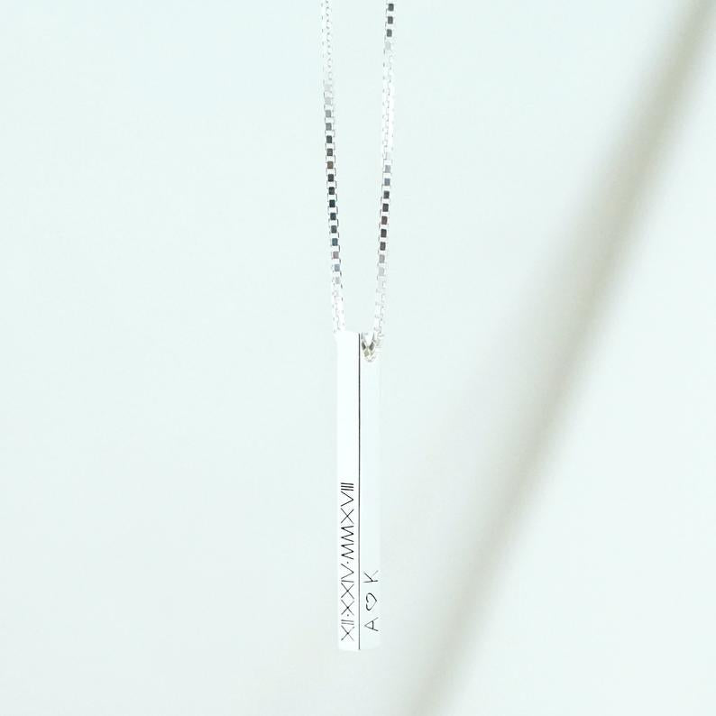 Coordinate Bar Necklace