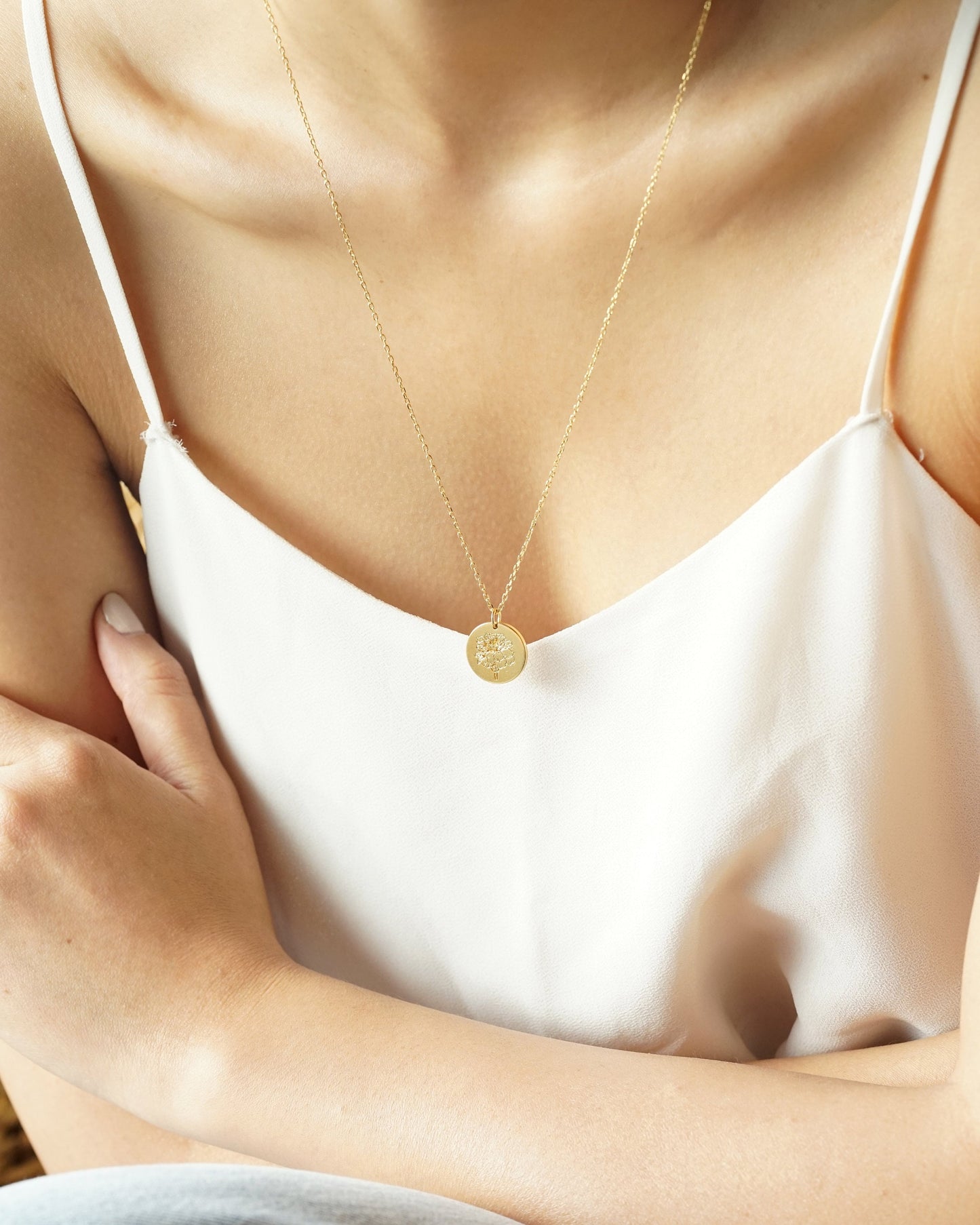 Personalized Mother's Day Gift | Birth Flower Necklace | Mother Daughter Necklace | Gold Plated Necklace | Delicate Custom Necklace for Mom