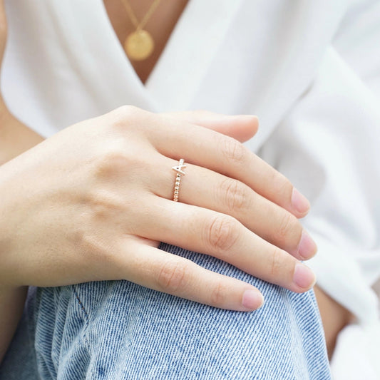 Minimalist Name Ring