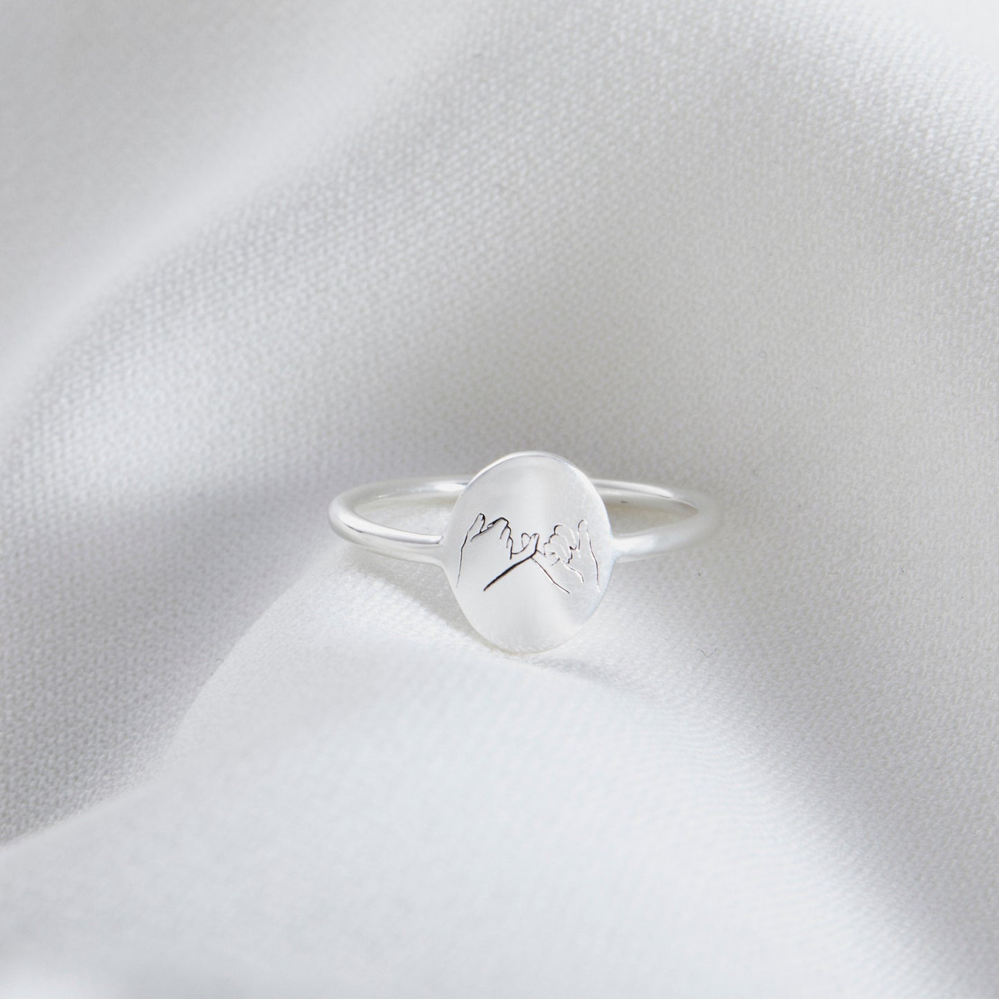 Personalized Pinky Promise Ring