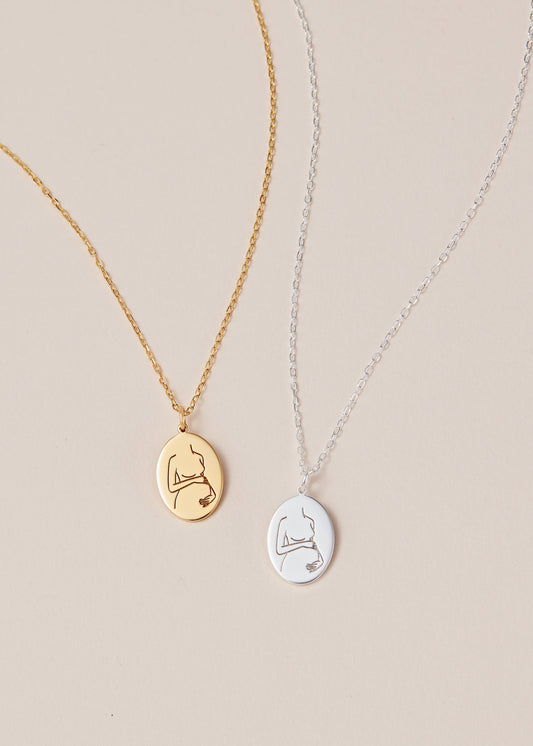 Ready To Ship | Motherhood Necklace | Mother's Day Gift | Mom Necklace | New Mom Gift | Pregnancy Necklace| Gift For Mom | Baby Shower Gift