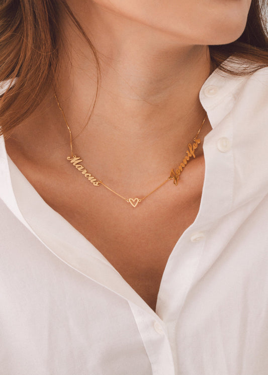 Mother's Day Gift | Multiple Name Necklace|  Double Name Necklace| Triple Name Necklace| Children Names| Baby Shower Gift | Mom Gift