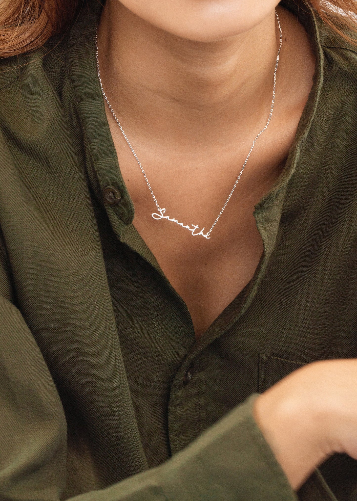 Mother's Day Gift | Custom Name Necklace| Minimal Script Name | Personalized Name Necklace | Personalized Gift | Bridesmaid Gift | Mom Gift