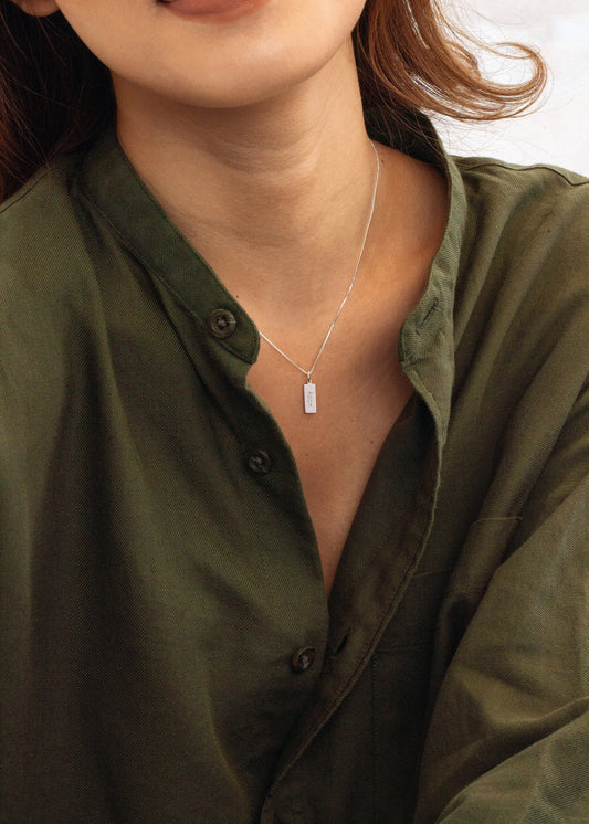 Mother's Day Gift| Dainty Bar Necklace| Mini Bar Jewelry| Personalized Bar Necklace| Engraved Bar Necklace  Personalized Gift