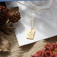 Mistletoe Rectangular Necklace