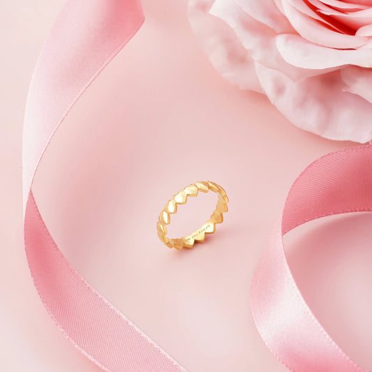 Personalized Heart Ring