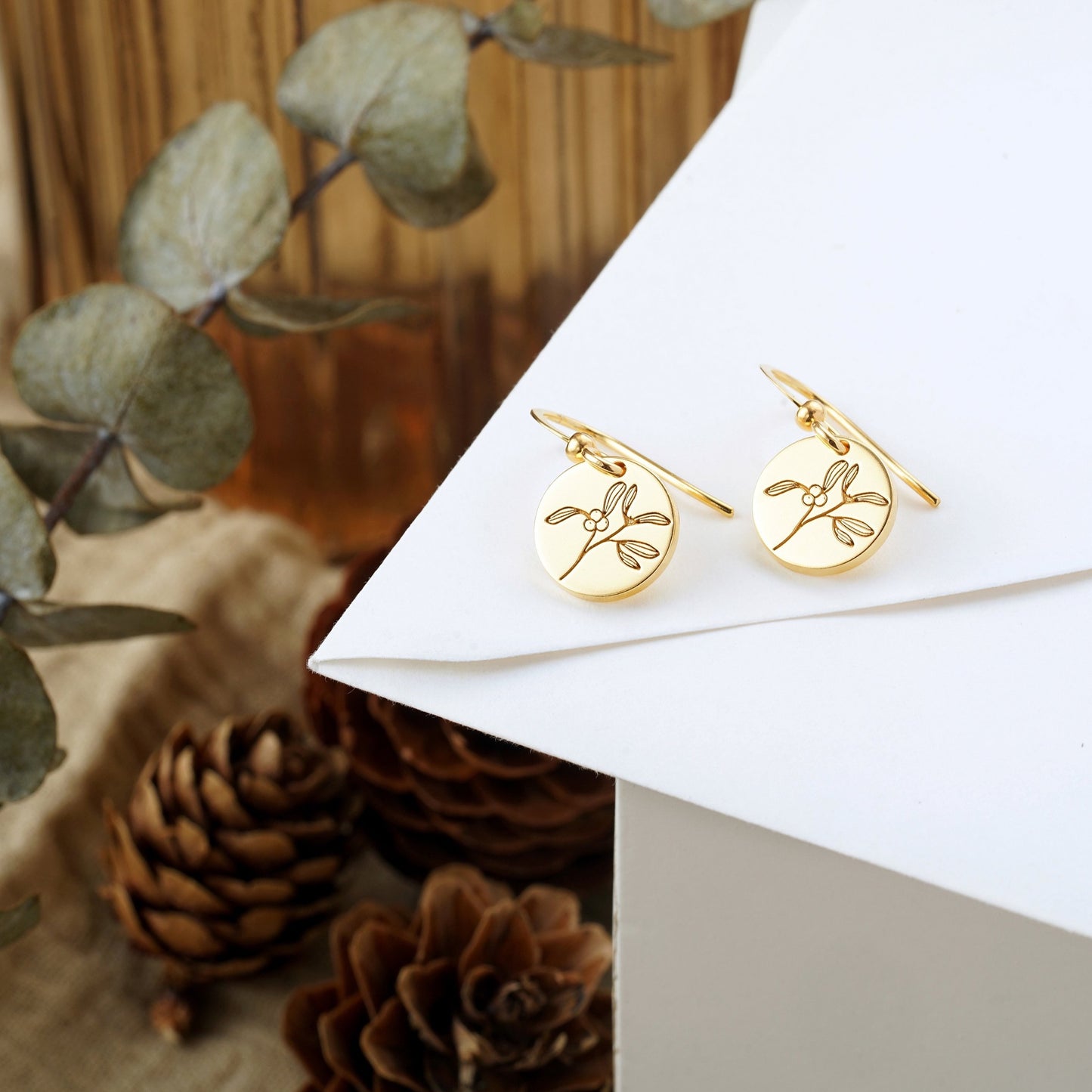 Mistletoe Flower Earrings