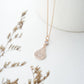 Fingerprint Tear Drop Necklace