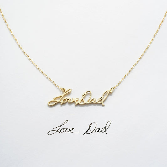 Handwriting Necklace