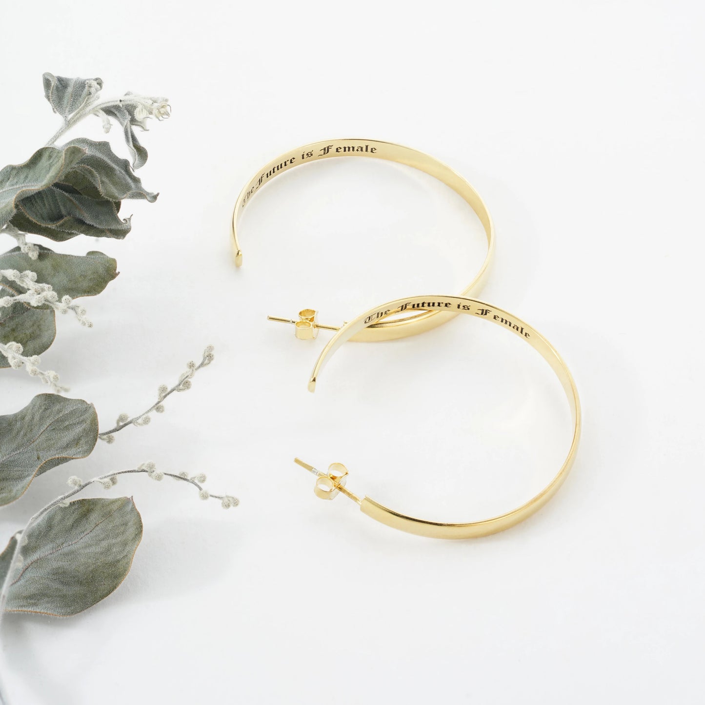 Personalized Hoop Earrings