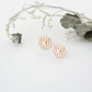 Circle Monogram Earrings
