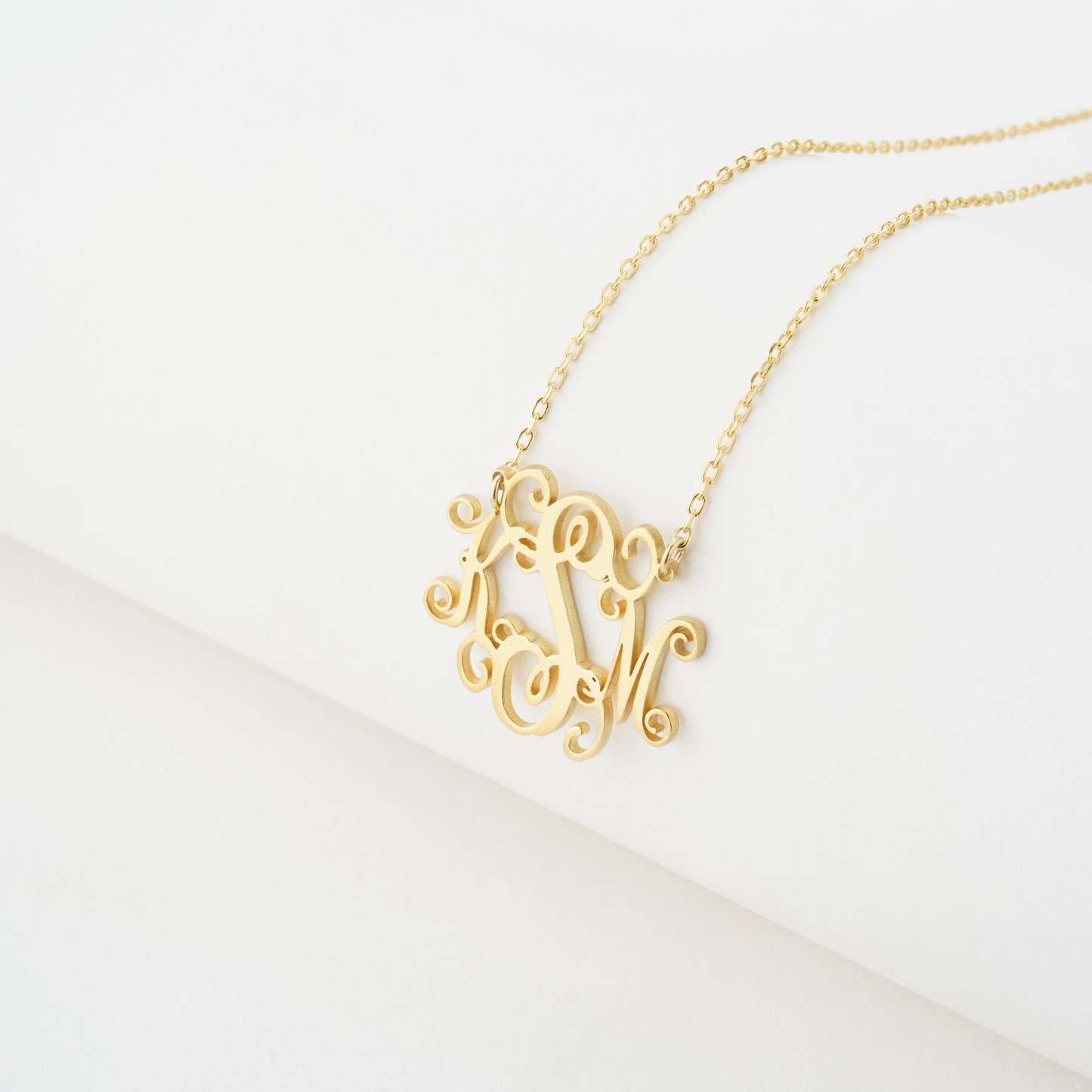 Script Monogram Necklace