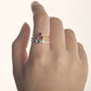 Birthstone Ring | Gemstone Ring | Birthstone Jewelry | Stacking Ring | Personalized  Stackable Ring | Family Ring | Dainty Promise Ring