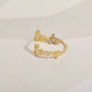 Personalized Children Name Ring | Family Name Ring | Dainty  Ring Jewelry | Stacking Name Ring | Personalized Stackable Ring | Gift for Mom