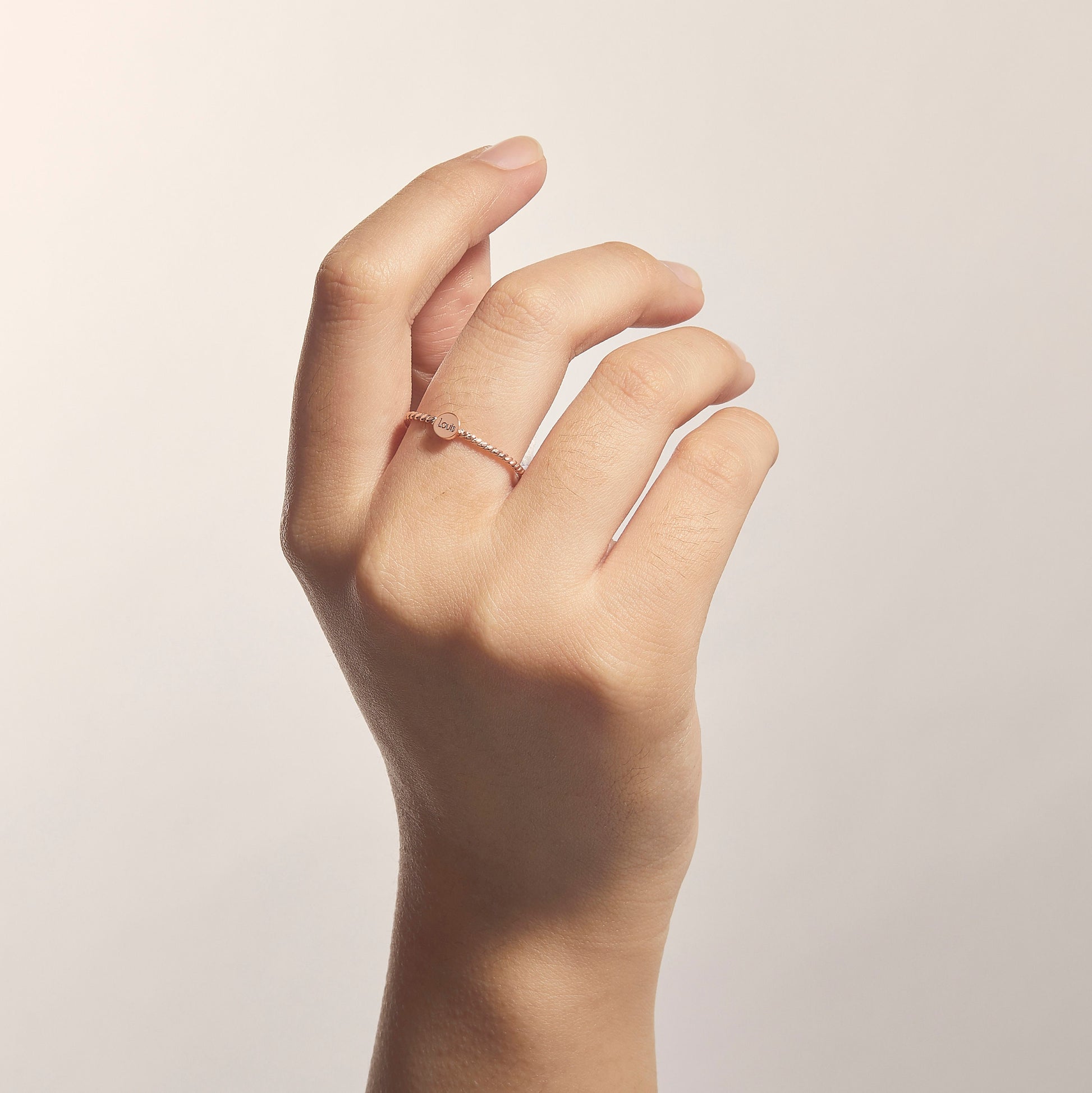 Personalized Stacking Ring | Engraved Dainty Ring | Custom Name Ring | Promise Silver Ring | Stackable Ring | Family Ring | Minimalist Ring