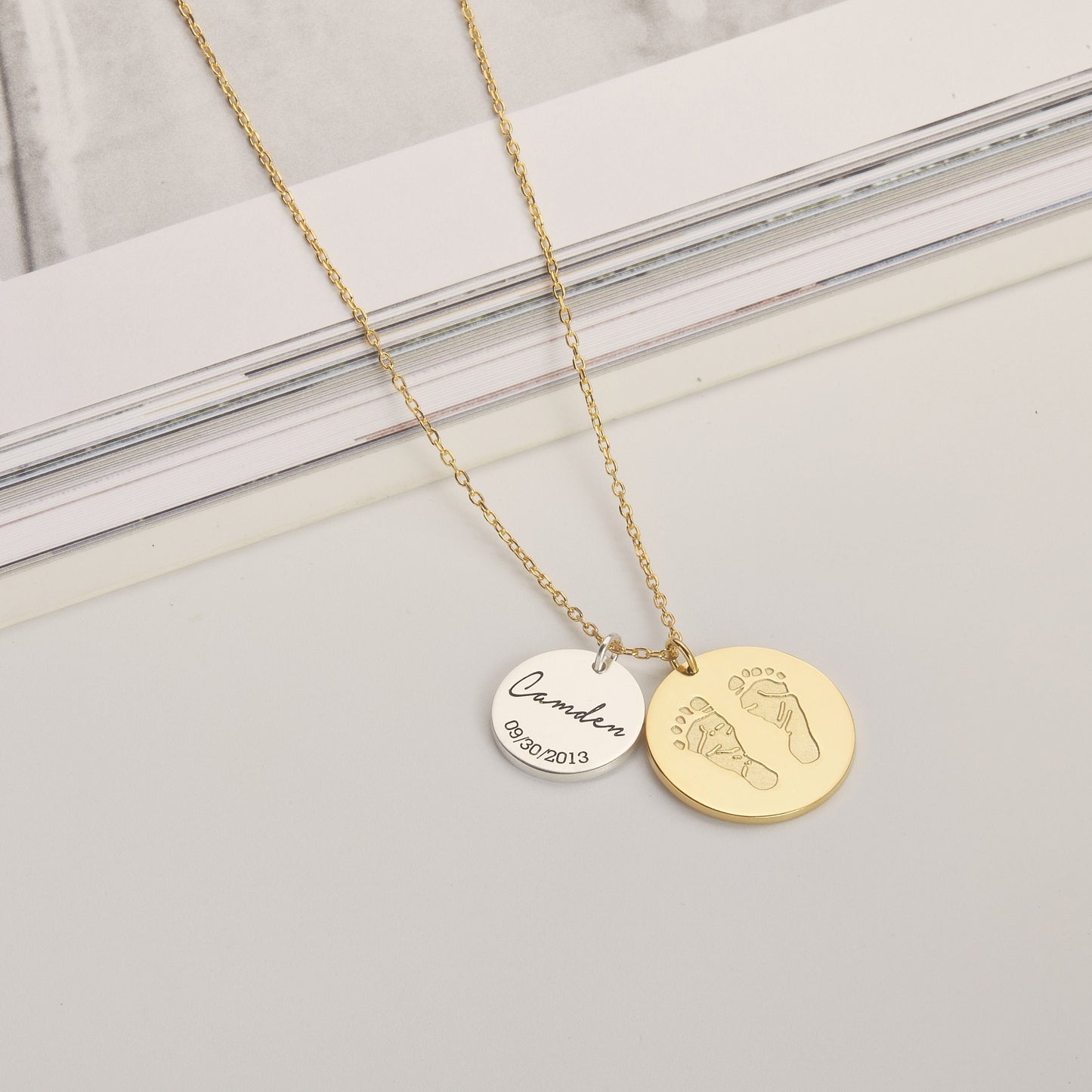 Thumbprint necklace | Handwriting Necklace | Memorial Necklace | Fingerprint Heart Necklace |  Signature necklace | Remembrance necklace