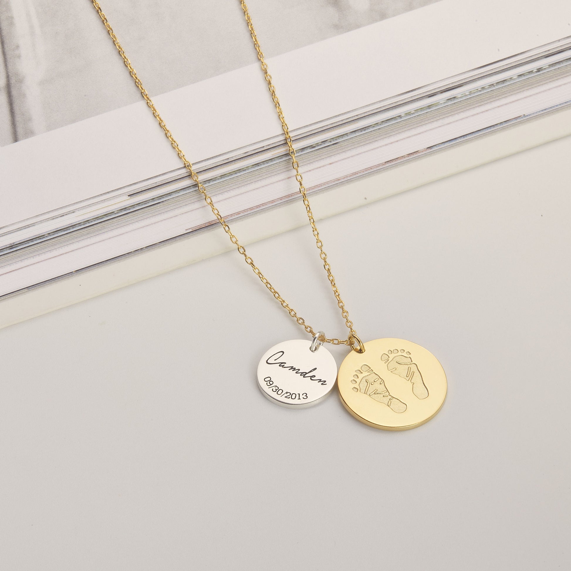 Thumbprint necklace | Handwriting Necklace | Memorial Necklace | Fingerprint Heart Necklace |  Signature necklace | Remembrance necklace