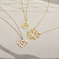 Custom Monogram Necklace | Name Initials Necklace | Children Name Necklace | Monogrammed Gifts | Monogrammed Heart Necklace | Gift for her