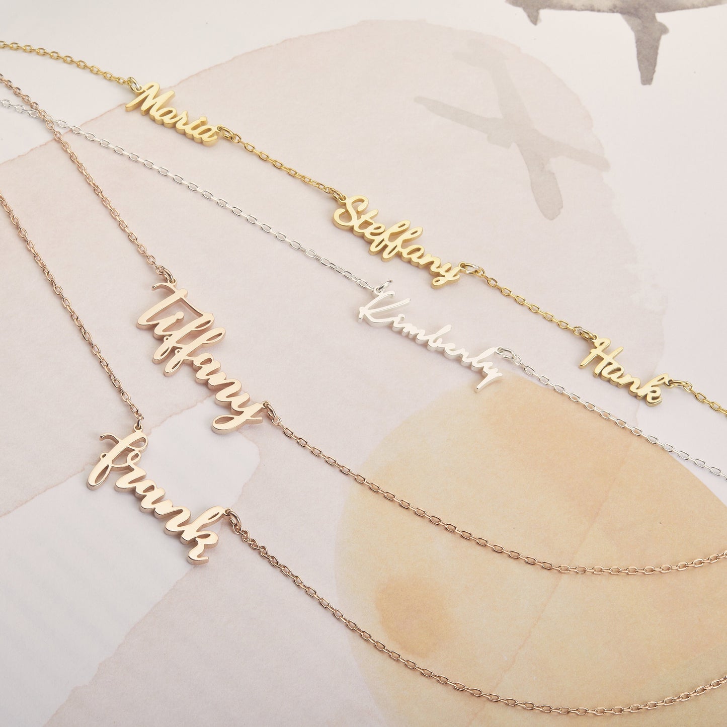 Double Name Necklace | Layering Necklace | Custom Name Jewelry | Dainty Name Necklace |  Personalized Name Necklace | Baby Name Necklace