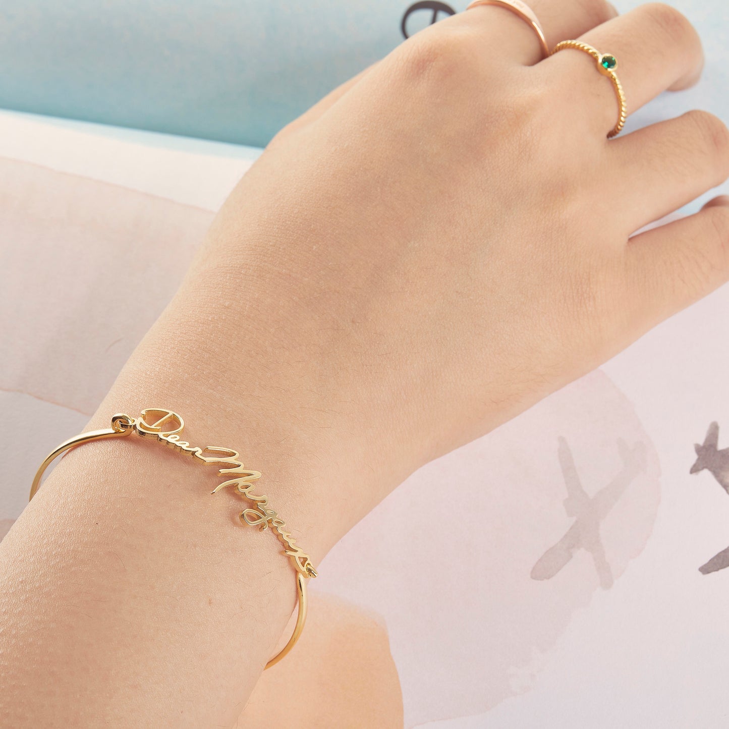 Personalized Handwriting Bracelet | Keepsake Memorial Bracelet | Actual Handwriting Bracelet | Signature Bracelet | Handwriting Jewelry
