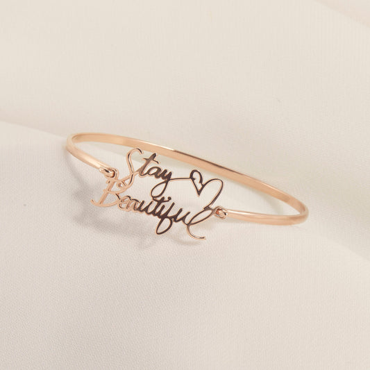 Personalized Handwriting Bracelet | Keepsake Memorial Bracelet | Actual Handwriting Bracelet | Signature Bracelet | Handwriting Jewelry