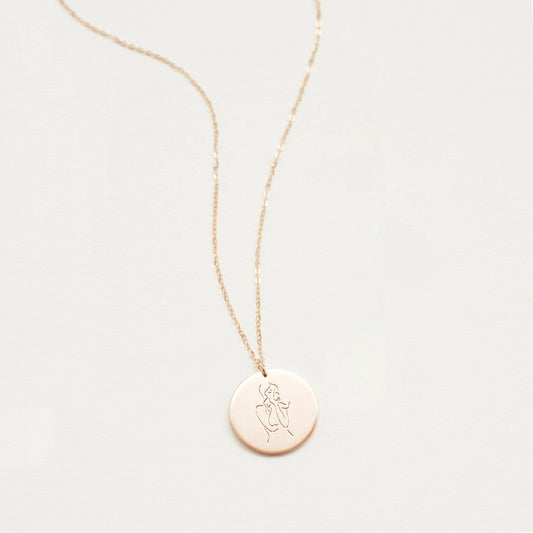 Mother's Day Gift | Mother Daughter Necklace| Gold Filled Mom Necklace | Personalized Jewelry for Her | Delicate Mom Necklace