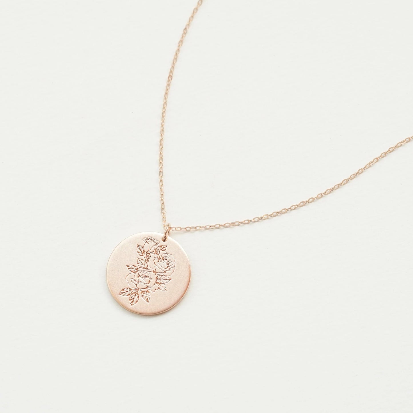 Personalized Birth Flower Necklace