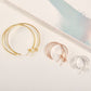 Personalized Hoop Earrings | Minimalist Gold Earrings | Large Statement Earrings | Bridal Earrings | Wedding Earrings | Bridesmaid Gifts