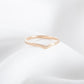 Personalized Wishbone Ring