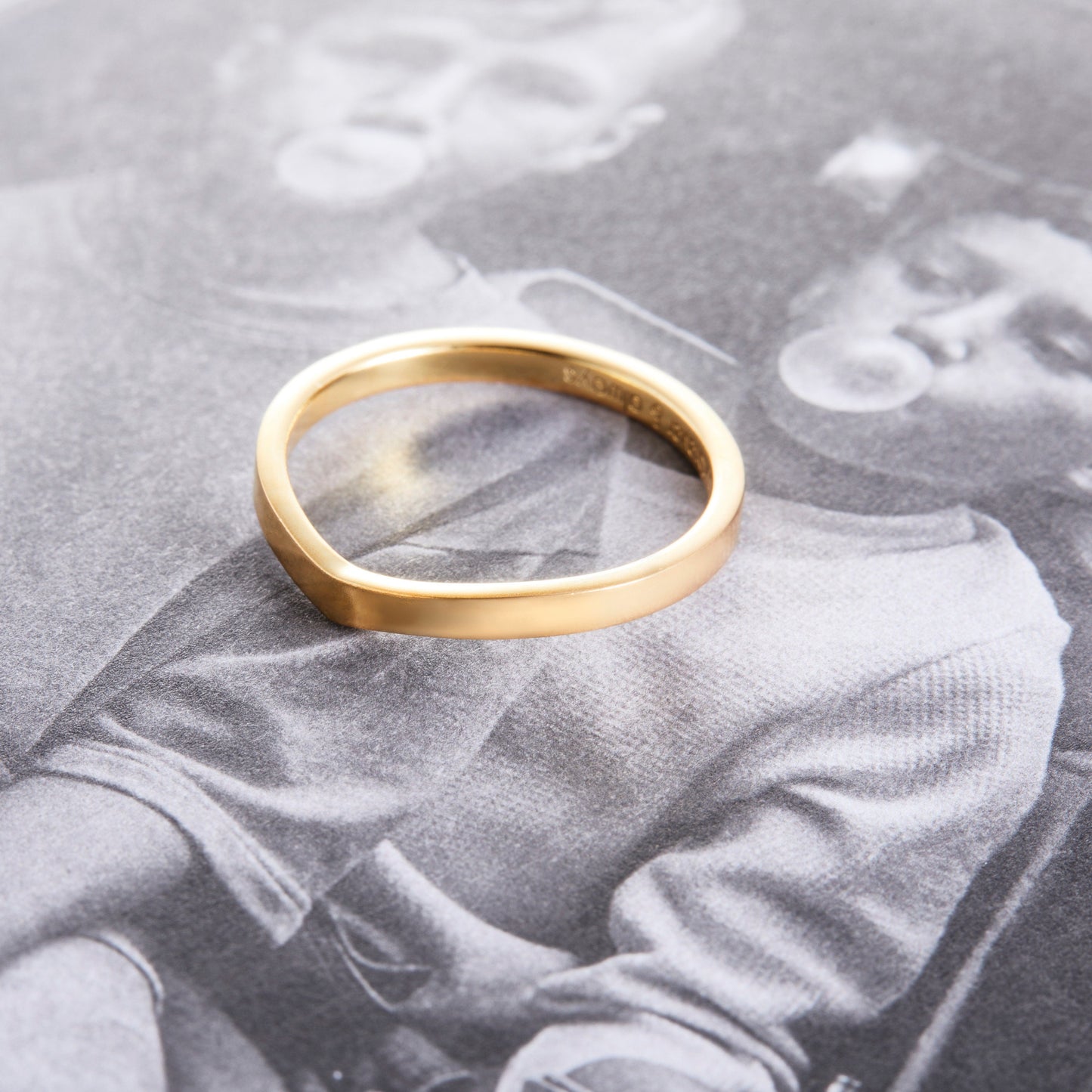 Valentine Gift for her | Custom Wishbone Ring | Engraved Dainty Ring | Name Ring | Promise Ring | Family Ring | Minimalist Ring