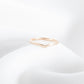 Valentine Gift for her | Custom Wishbone Ring | Engraved Dainty Ring | Name Ring | Promise Ring | Family Ring | Minimalist Ring