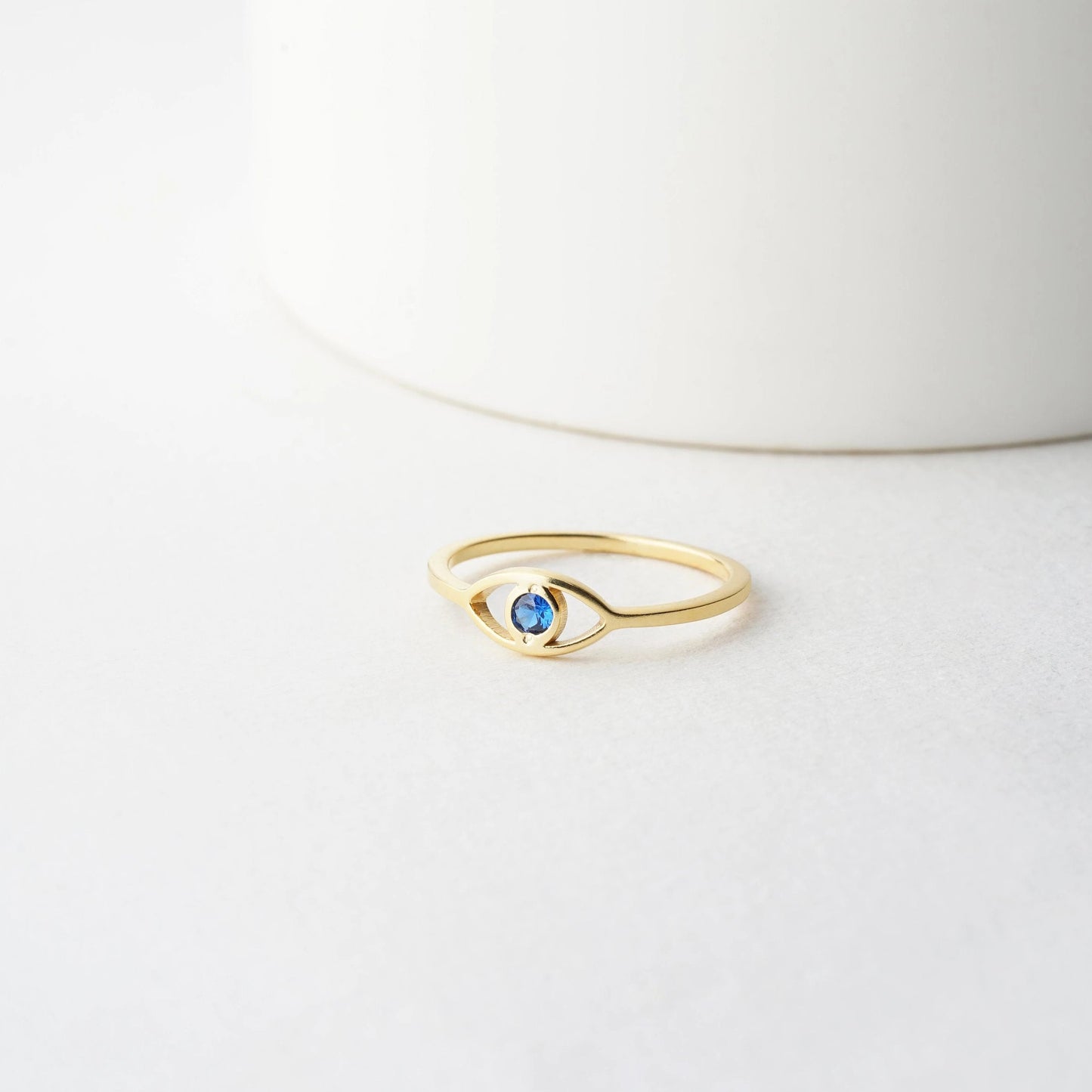 Blue Evil Eye Ring