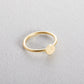 Memorial Thumbprint Ring | Personalized Fingerprint Jewelry | Custom Engraved Ring | Dainty Ring, Remembrance Ring, Minimalist Stacking Ring