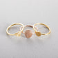 Memorial Thumbprint Ring | Personalized Fingerprint Jewelry | Custom Engraved Ring | Dainty Ring, Remembrance Ring, Minimalist Stacking Ring