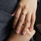 Personalized Wishbone Ring