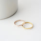 Personalized Wishbone Ring