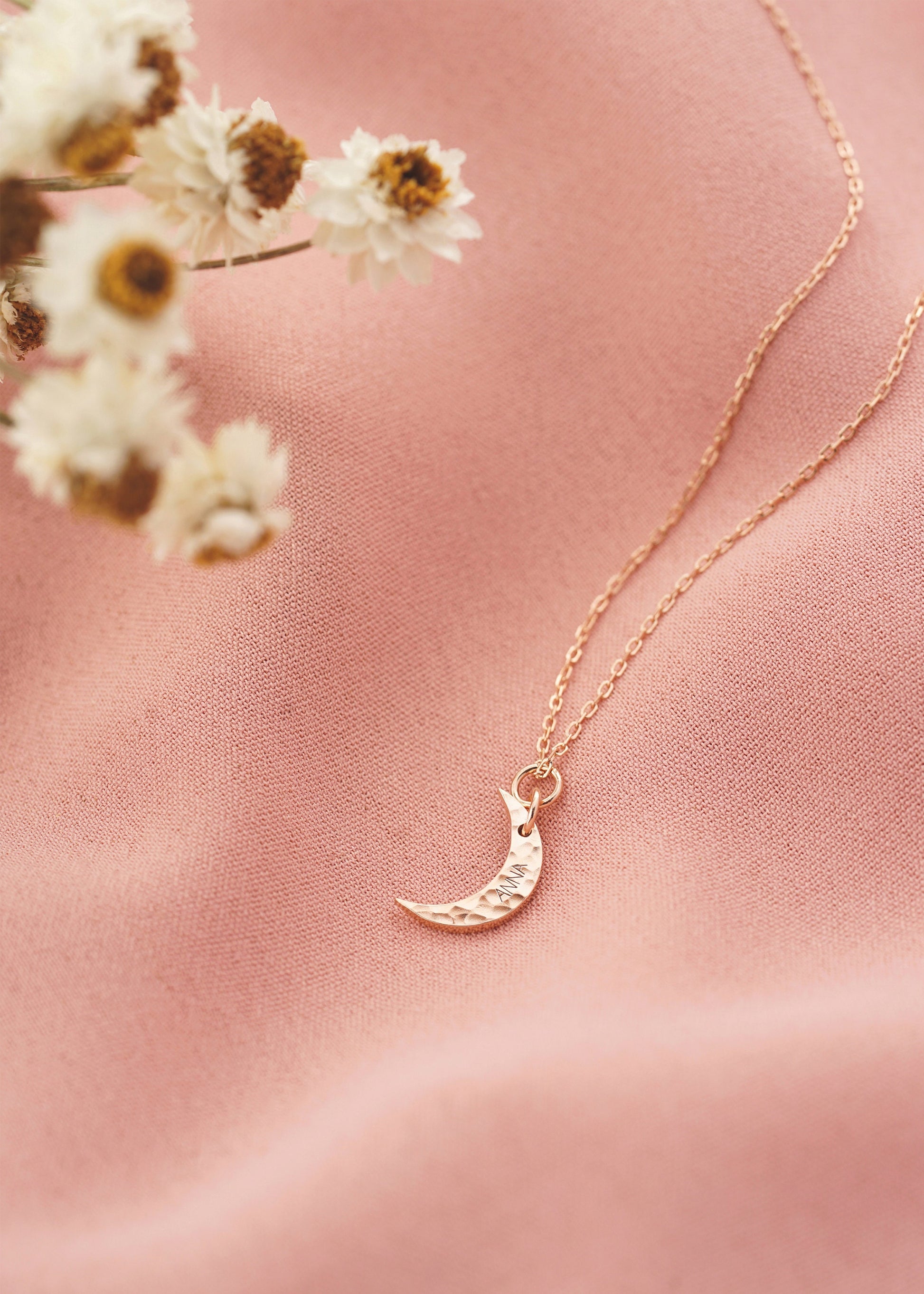 Personalized Lunar Phase Necklaces | Holiday Gift Idea for Sisters, Friends | Moon Phases Necklace | Moon Jewelry