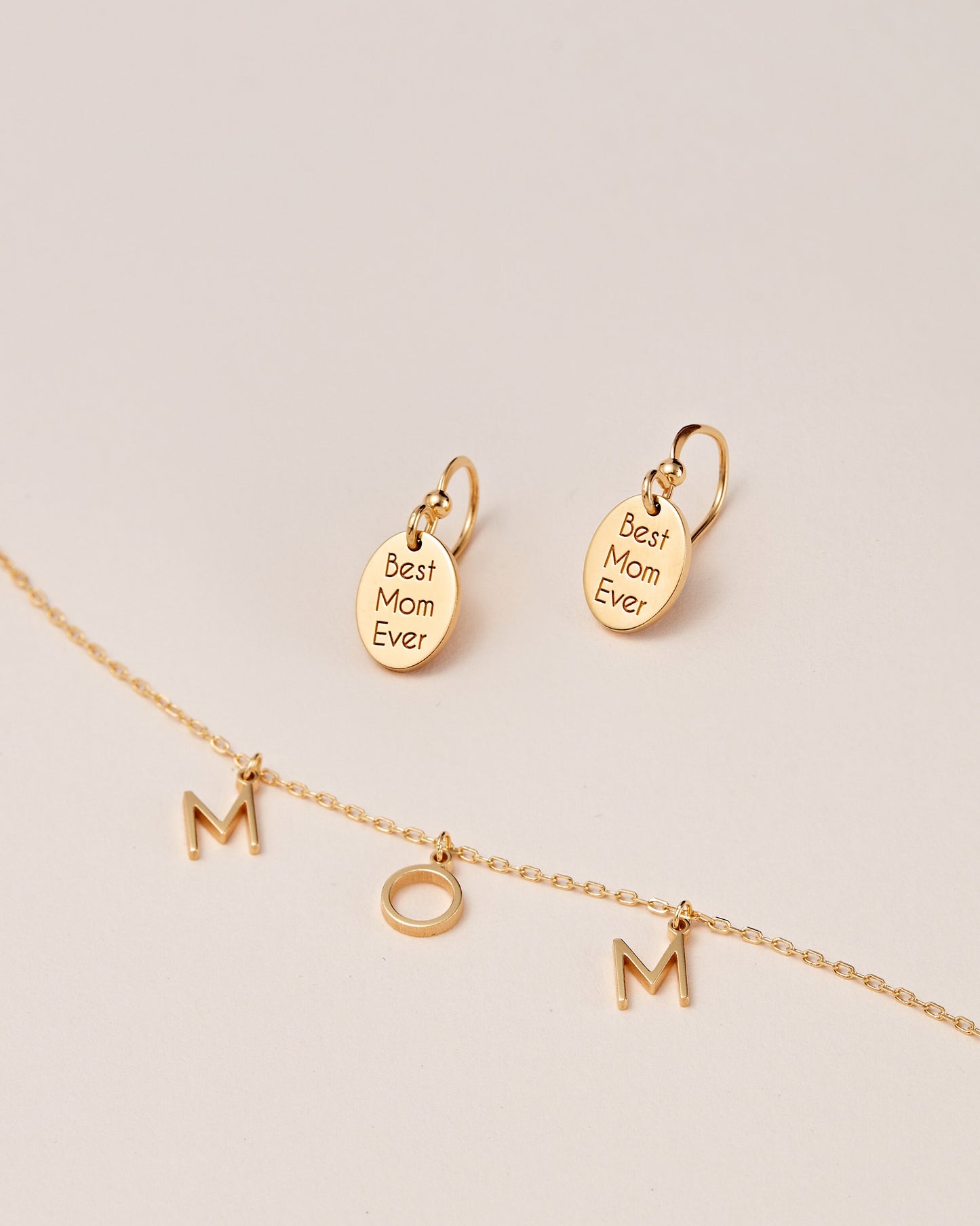 Ready To Ship | Best Mom Ever Earrings | Mother's Day Gift | Mom Earrings | New Mom Gift | Oval earrings | Gift For Mom | Baby Shower Gift