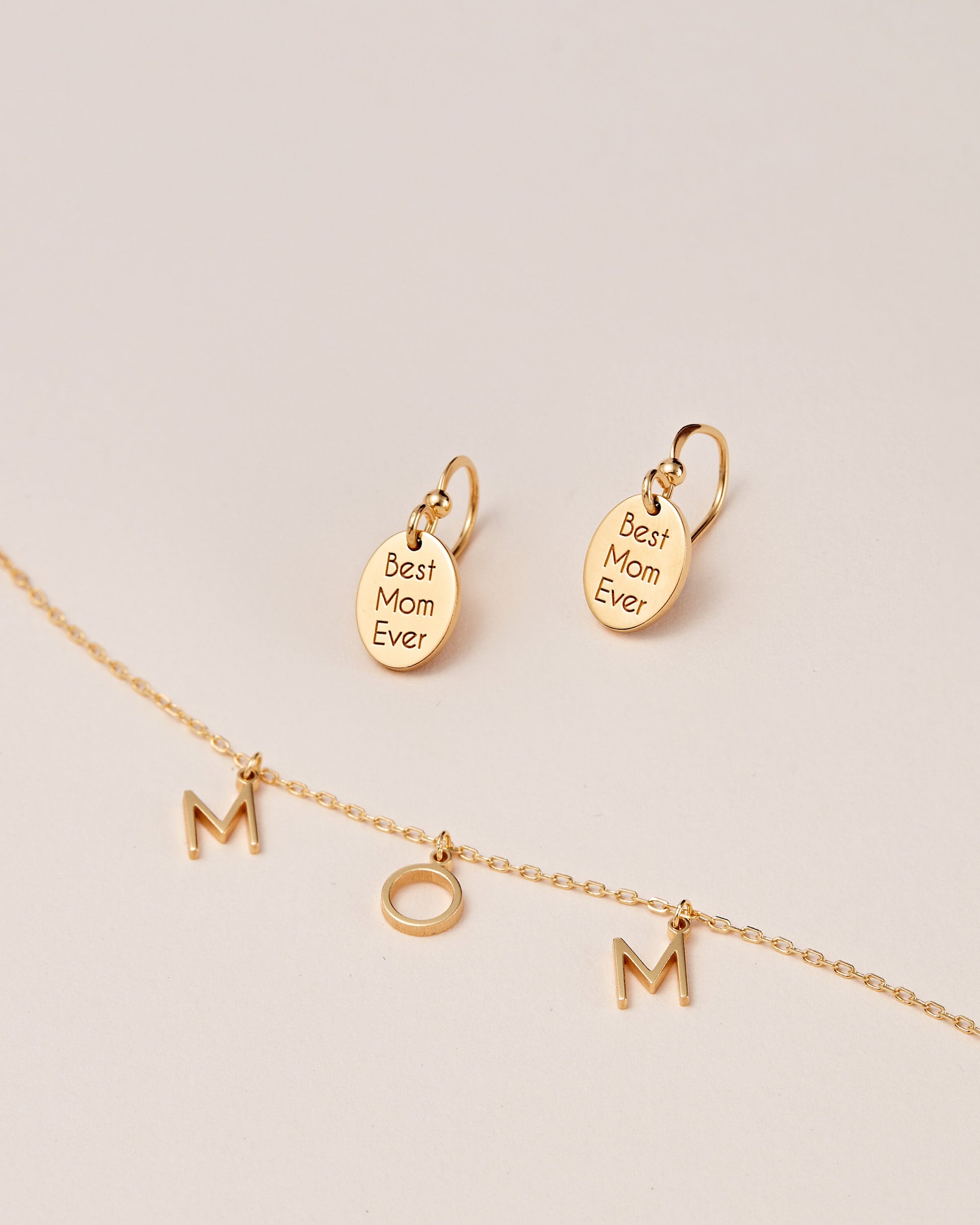 Ready To Ship | Best Mom Ever Earrings | Mother's Day Gift | Mom Earrings | New Mom Gift | Oval earrings | Gift For Mom | Baby Shower Gift