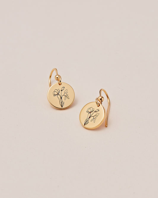 Ready To Ship | Dainty Wildflower Earrings | Mother's Day Gift | Mom Earrings | New Mom Gift | Gift For Mom | Floral Earrings| Mom Gift