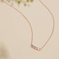 Mother's Day Gift, Dainty Birthstone Necklace, Personalized Birthstone Charm, Birth Month Jewelry, Gift For Her, Birthday Gift