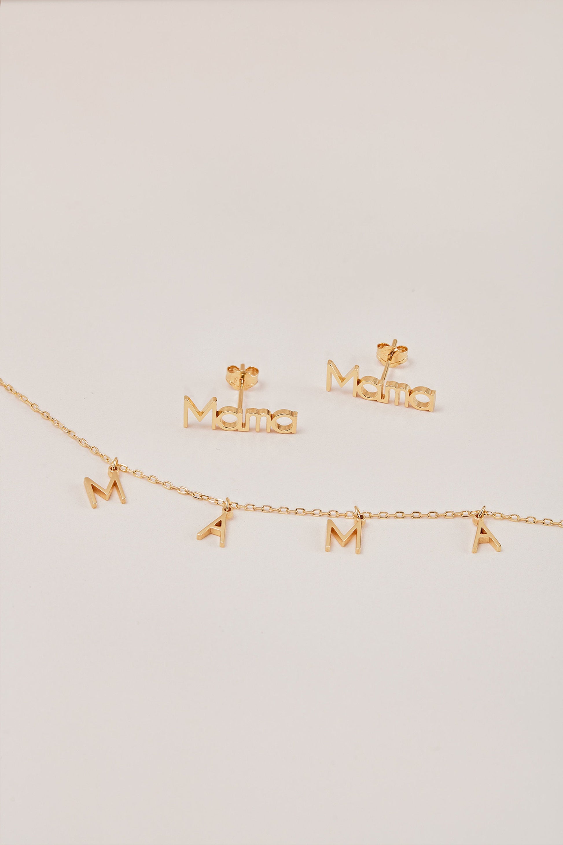 Ready To Ship | Mama Script  Earrings | Mother's Day Gift | New Mom Gift| Dainty Mama Earring| Gift For Mom | Baby Shower Gift
