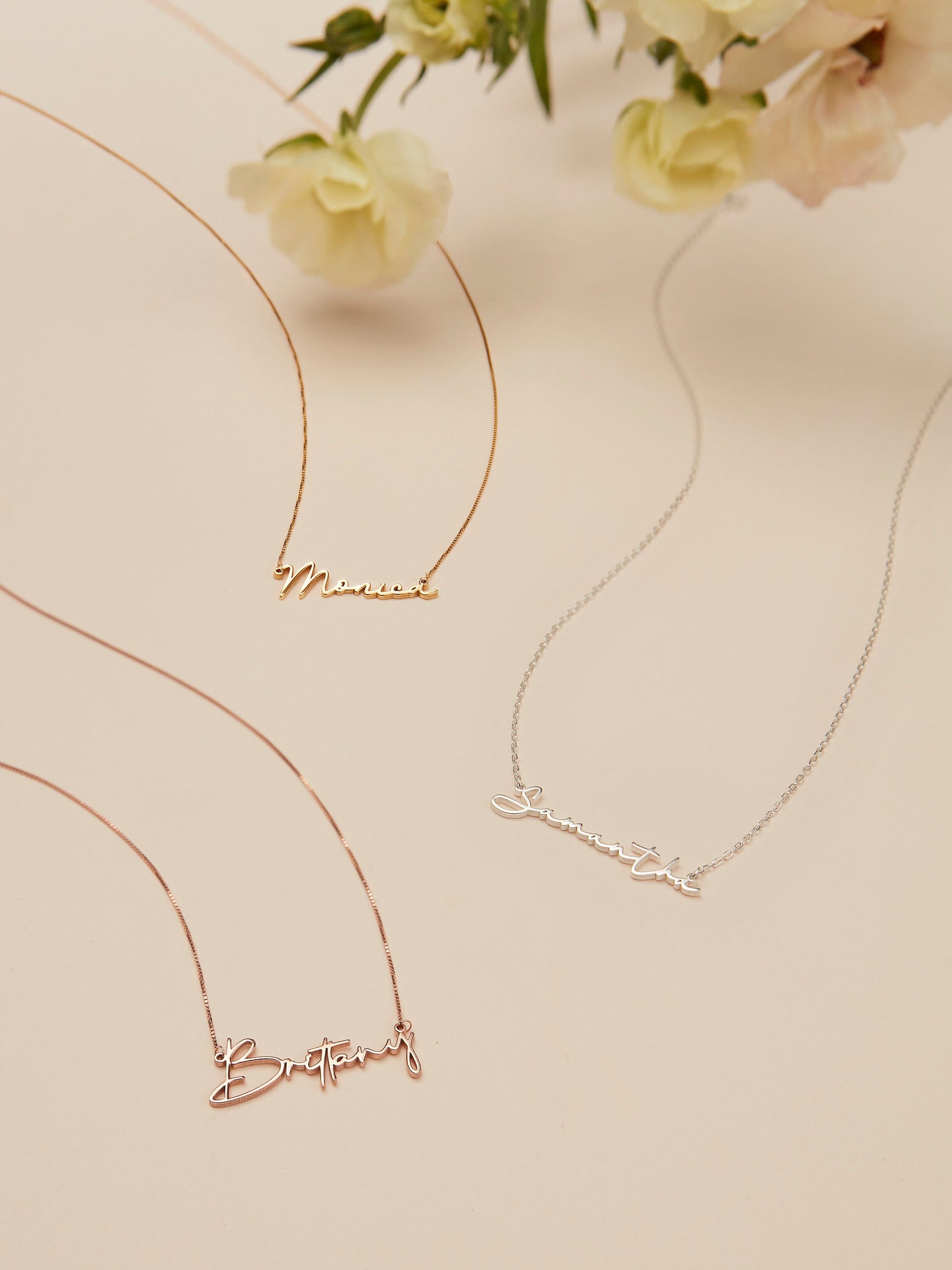 Mother's Day Gift | Custom Name Necklace| Minimal Script Name | Personalized Name Necklace | Personalized Gift | Bridesmaid Gift | Mom Gift