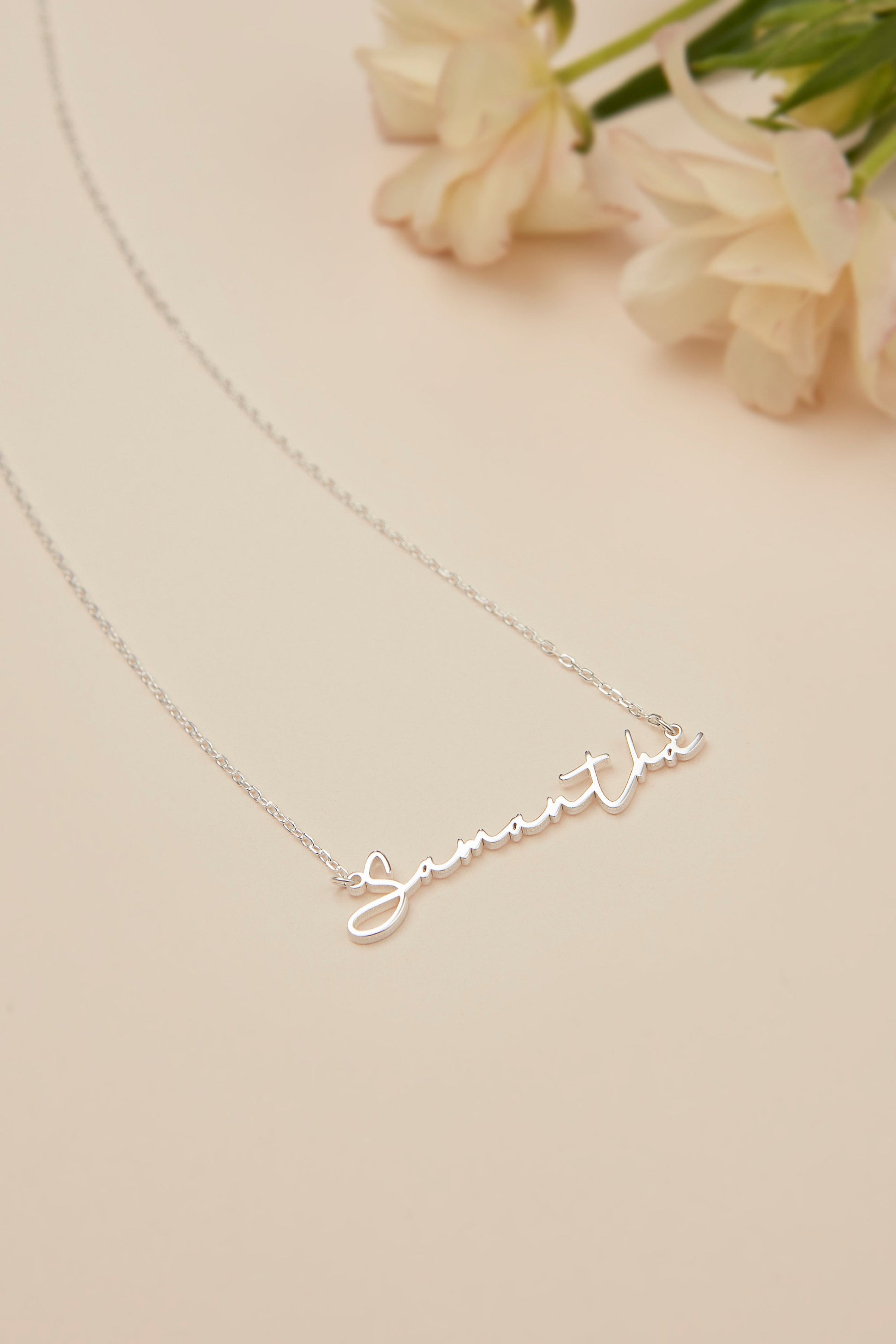 Mother's Day Gift Custom Name Necklace| Minimal Script Name