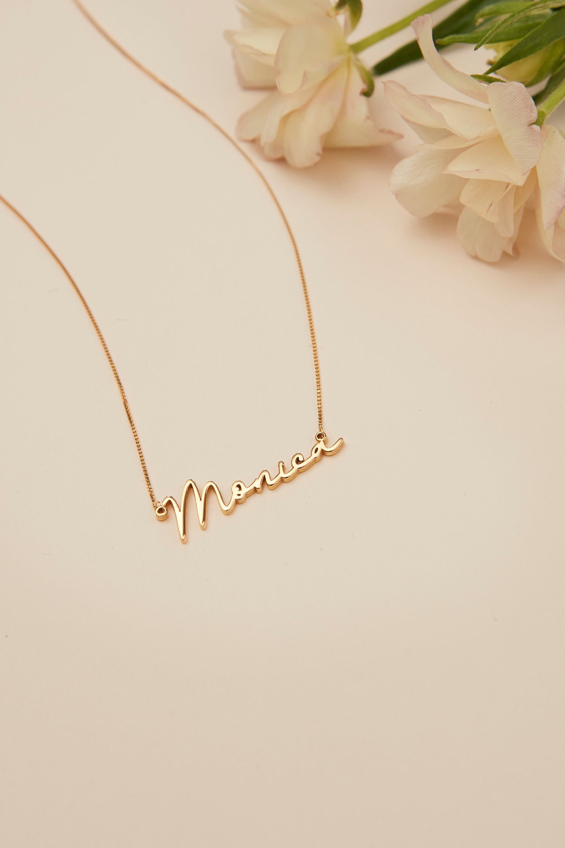Mother's Day Gift | Custom Name Necklace| Minimal Script Name | Personalized Name Necklace | Personalized Gift | Bridesmaid Gift | Mom Gift