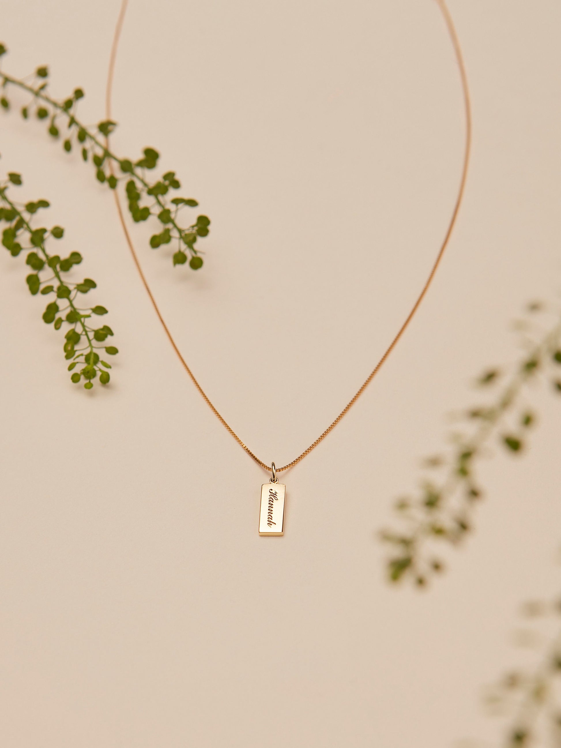 Mother's Day Gift| Dainty Bar Necklace| Mini Bar Jewelry| Personalized Bar Necklace| Engraved Bar Necklace  Personalized Gift