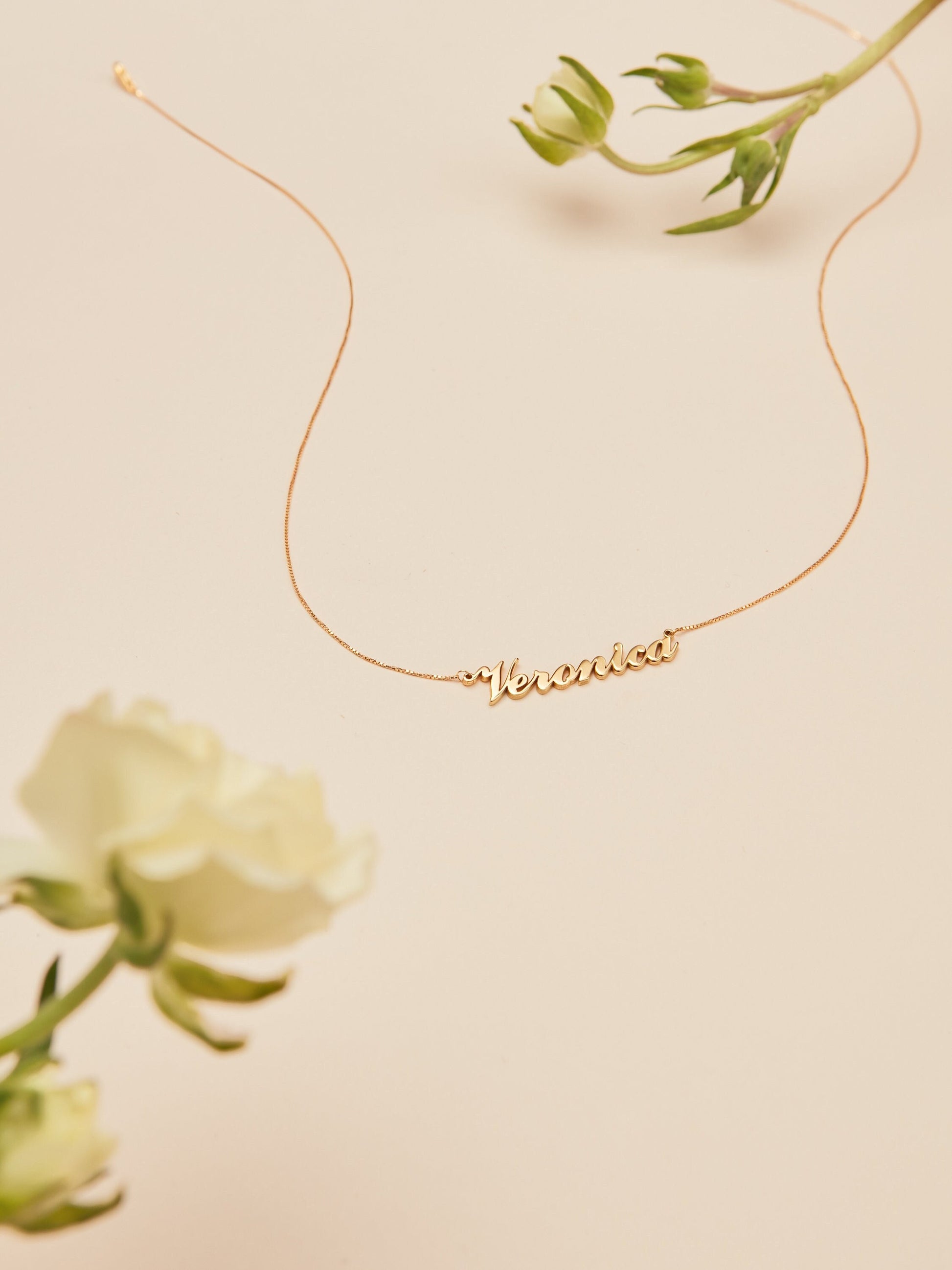 Mother's Day Gift | Custom Name Necklace| Minimal Script Name | Personalized Name Necklace | Personalized Gift | Bridesmaid Gift | Mom Gift