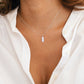 Mother's Day Gift| Dainty Bar Necklace| Mini Bar Jewelry| Personalized Bar Necklace| Engraved Bar Necklace  Personalized Gift